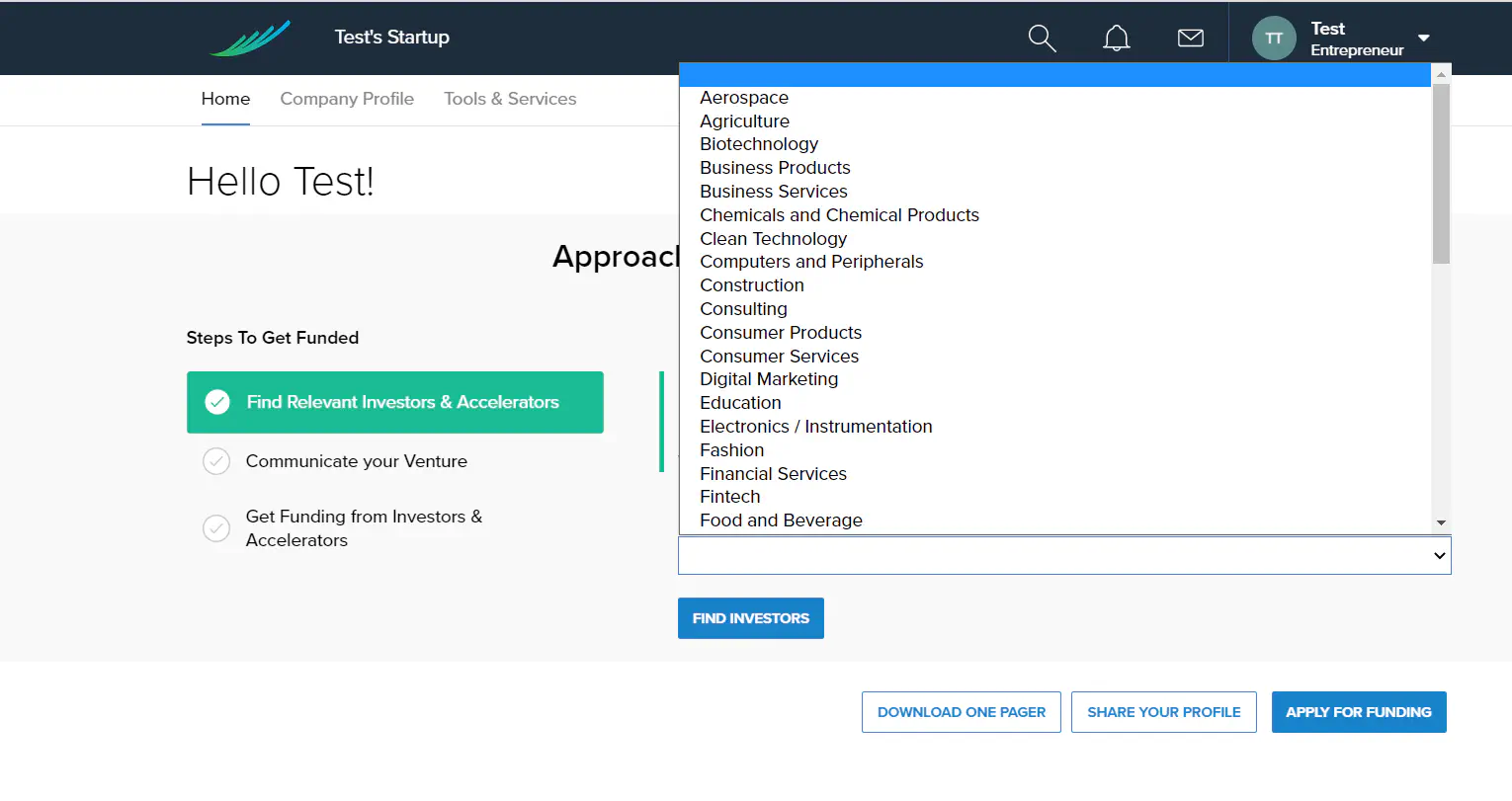Education start-up funding