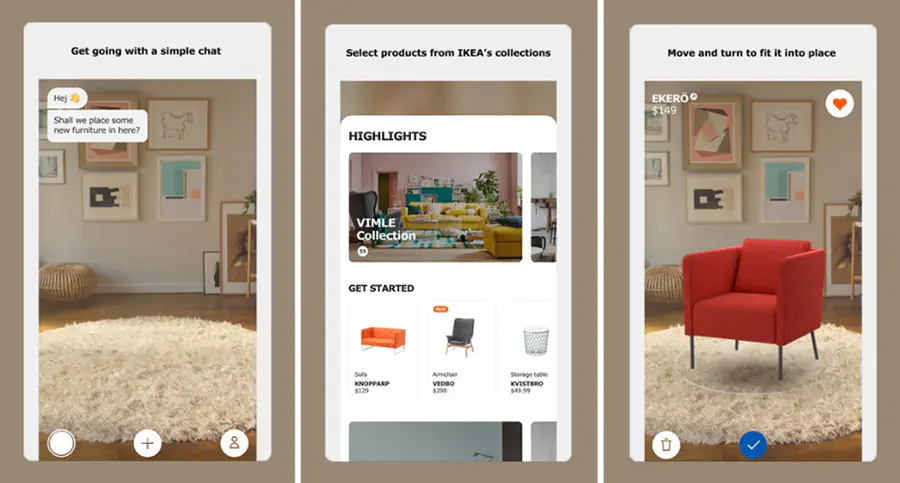 IKEA augmented reality app